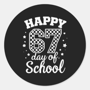 Adesivo Feliz 67º Dia De Alunos Da Escola Professor Crianç