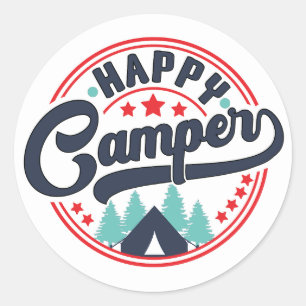 Adesivo Feliz Acampador