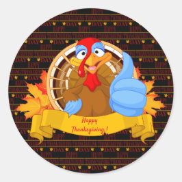 Adesivo Feliz Ação de Graças