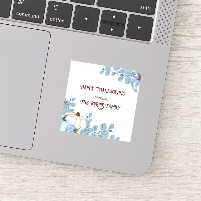 Adesivo Feliz Ação de Graças (Detalhe)