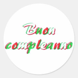 Adesivo Feliz aniversário