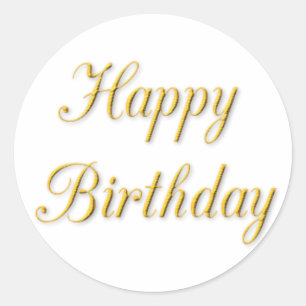 Adesivo Feliz aniversário