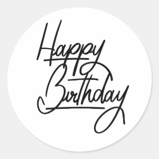 Adesivo Feliz aniversário