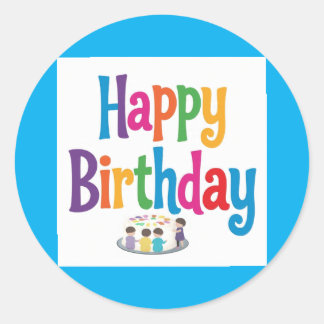 Adesivo Feliz Aniversário 