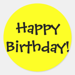 Adesivo Feliz aniversario!
