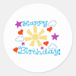 Adesivo Feliz Aniversário 