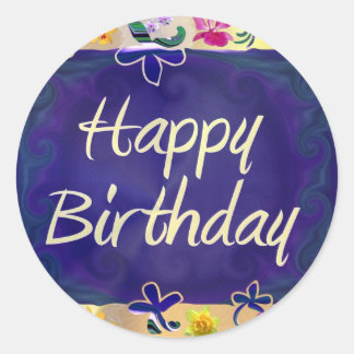 Adesivo Feliz aniversário