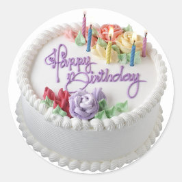 Adesivo Feliz aniversário