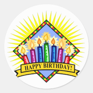 Adesivo Feliz aniversário