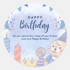 Adesivo Feliz aniversário