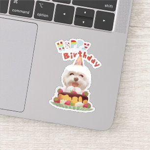 Adesivo Feliz aniversário