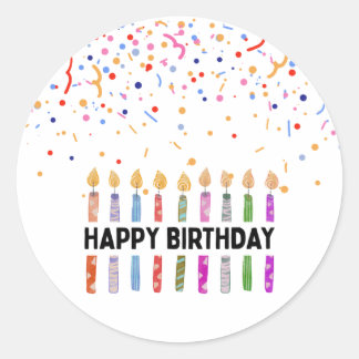 ADESIVO FELIZ ANIVERSÁRIO