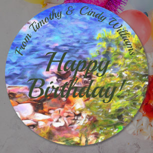 Adesivo Feliz aniversário 0819