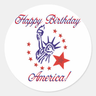 Adesivo Feliz aniversario América