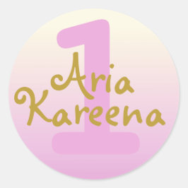 Adesivo Feliz Aniversário Aniversário Pinheiros Obré Rosa 