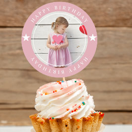 Adesivo Feliz Aniversário Com Foto