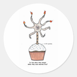 Adesivo Feliz Aniversário Cupcake Neuron