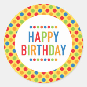 Adesivo Feliz Aniversário De Pau
