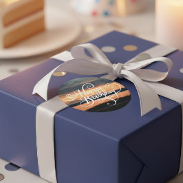 Adesivo Feliz Aniversário do Sol