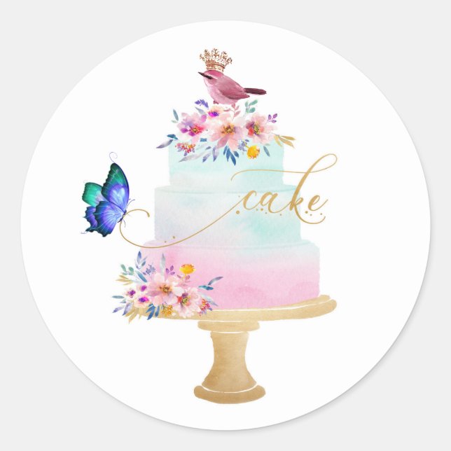 Adesivo Feliz Aniversário Envelope Selos, Stickers (Frente)