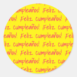 Adesivo Feliz Aniversário Feliz Diversão Fiesta