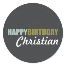 Feliz aniversário, Linen Cinza