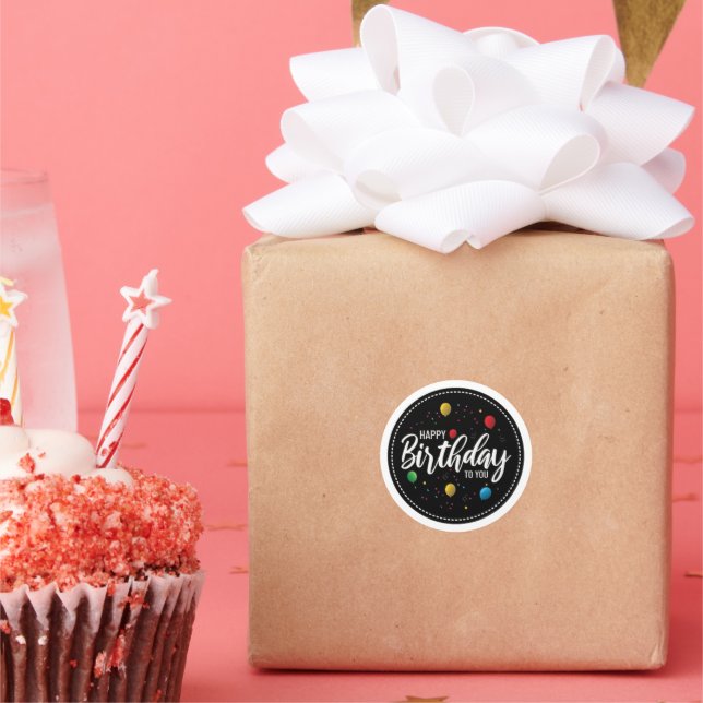 Adesivo Feliz Aniversário Para Sua Festa (Festa)