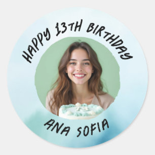 Adesivo Feliz Aniversário Personalizado Nome Personalizado