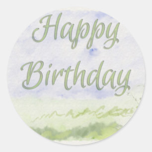 Adesivo Feliz Aniversário (Pintado)