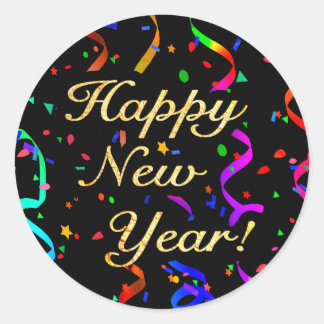 Adesivo feliz ano novo!