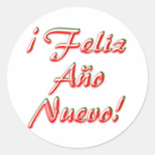 Adesivo feliz ano novo