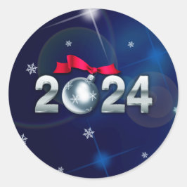 Adesivo feliz ano novo 2022. Presente de Feriado