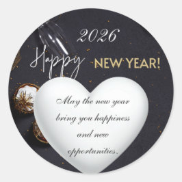 Adesivo Feliz Ano Novo 2026