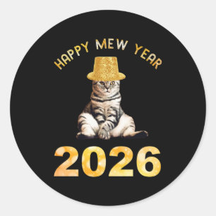 Adesivo Feliz Ano Novo 2026