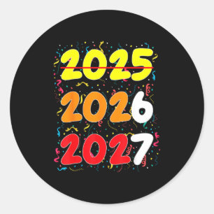 Adesivo Feliz Ano Novo 2026 Chegando Logo 2027 Engraçado 6