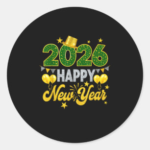 Adesivo Feliz ano novo 2026 da Família Correspondente