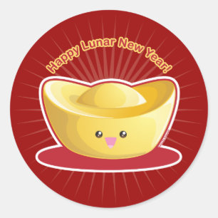 Adesivo Feliz Ano Novo Lunar!