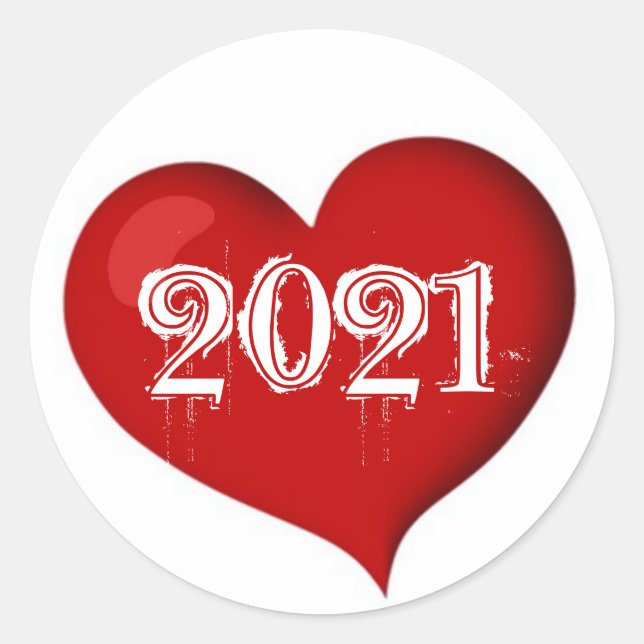 Adesivo Feliz ano novo personalizável (Frente)