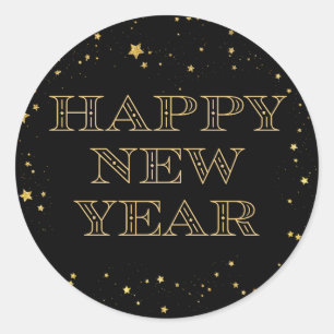 Adesivo Feliz ano novo Sticker - Festa de Ano Novo