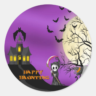 Adesivo Feliz assombro dos selos de envelopes de papel