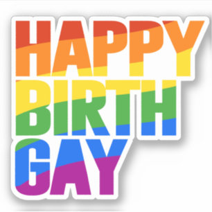 Adesivo Feliz Birthgay