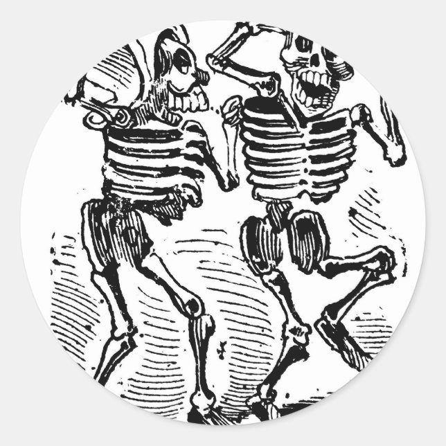Adesivo "Feliz Calaveras" Dia dos Mortos no México (Frente)