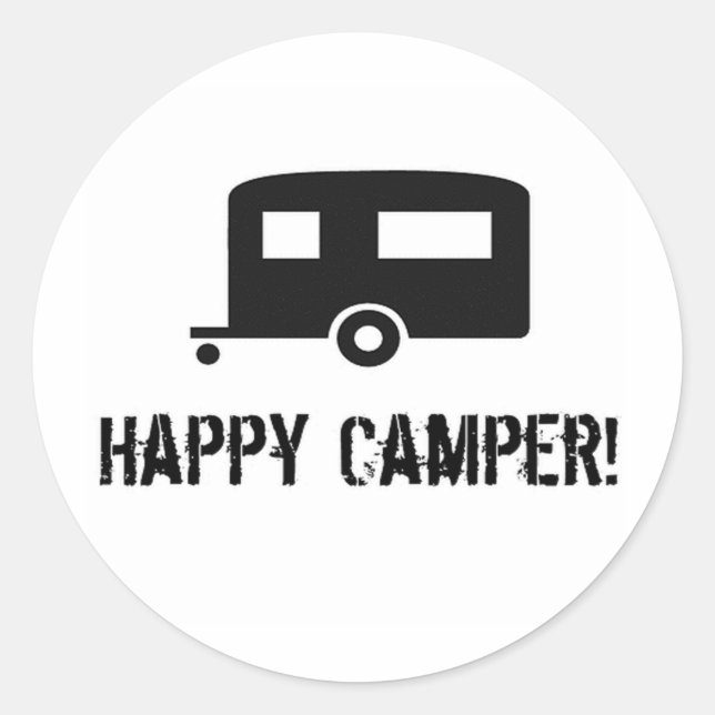 Adesivo Feliz Camper! (Frente)