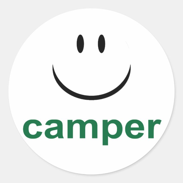 Adesivo Feliz Camper (Frente)