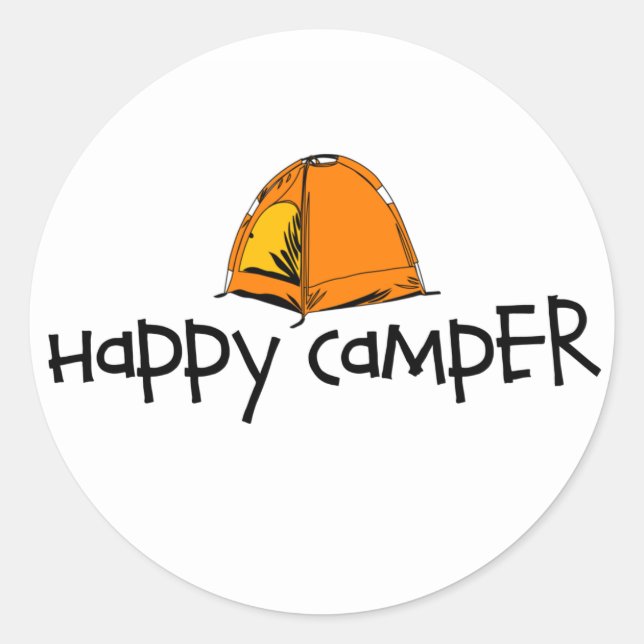 Adesivo Feliz Camper (Frente)