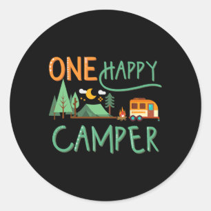 Adesivo Feliz Camper Feliz Férias De Verão Que Corresponde