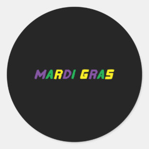 Adesivo Feliz Carnaval Gras Louisiana Carnaval Nova Orlean