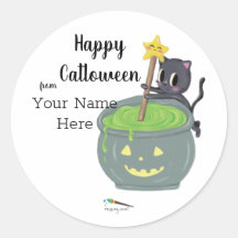 Feliz Catloween | Vinheta de Gato Halloween