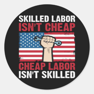 Adesivo Feliz Celebrar Festival do Dia do Trabalho 2025 Cl