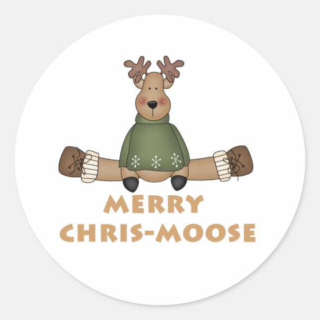 Adesivo Feliz Chris-Moose (Frente)